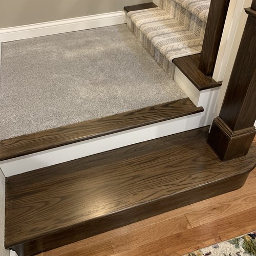 Welcome to B&D Flooring Inc in Grafton, ND, your hometown flooring store. | Check out our extensive gallery of Stair renovations! | 701-352-0092